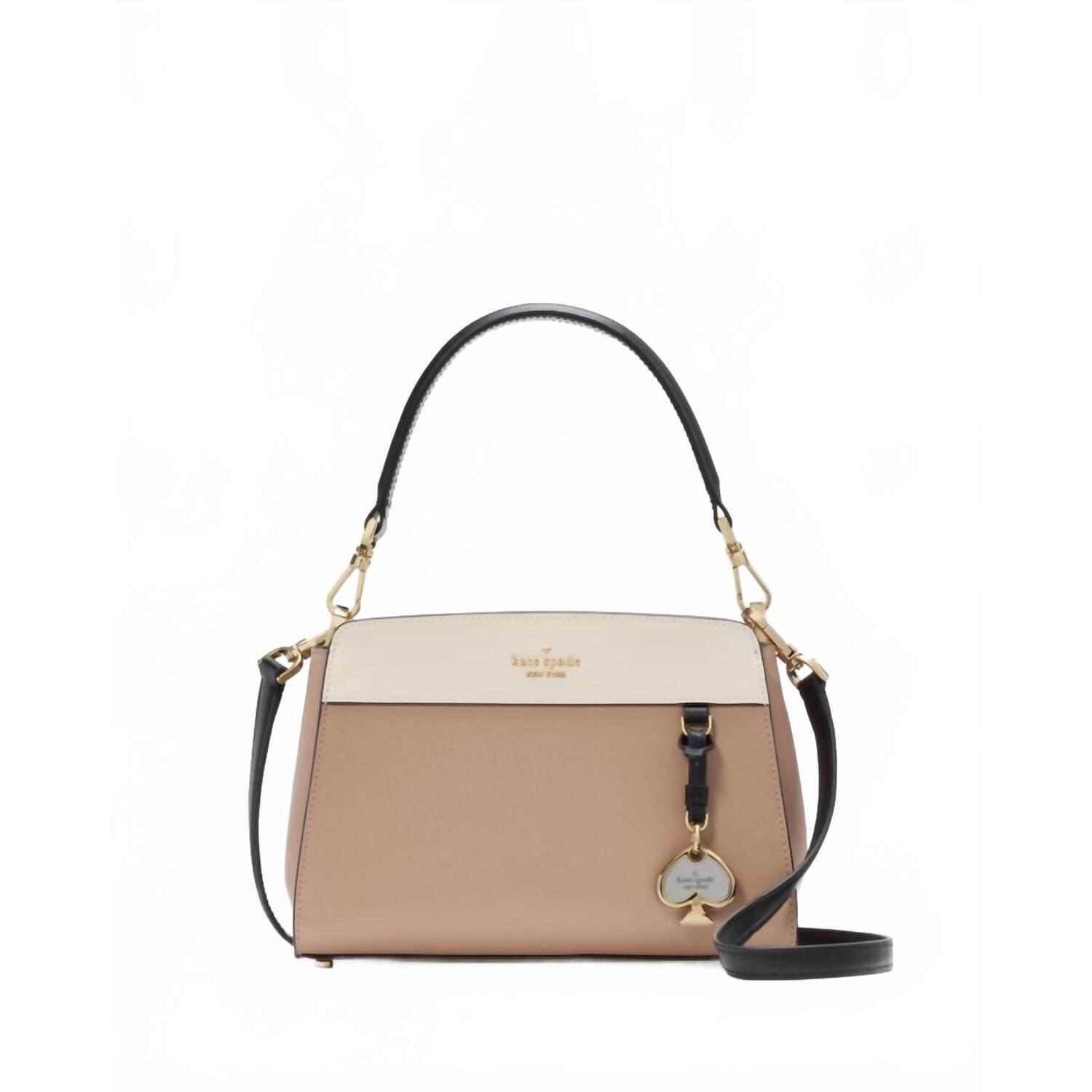 New Kate Spade Women's Madison Small Top Handle Satchel In Toasted Hazelnut Mult